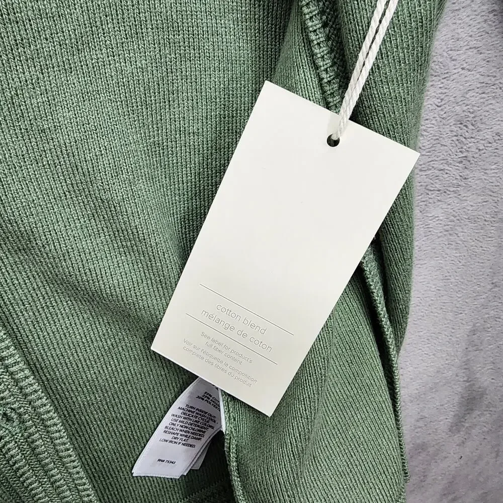 NWT Joie Cardigan Sweater Women Large Green Button Front Career Preppy Retro - Picture 8 of 11